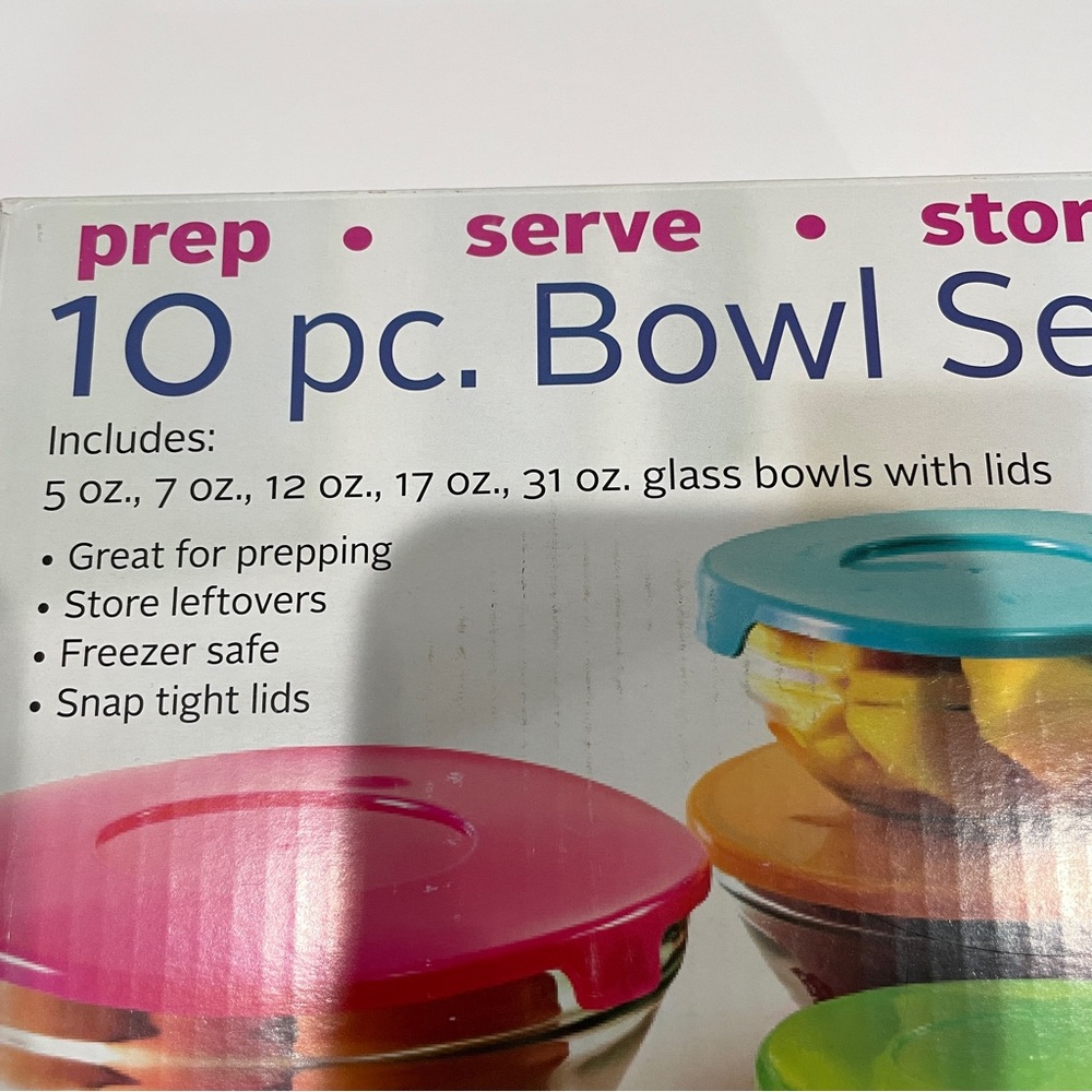 Kitchenworks Bowl set 10 pcs, NEW NEVER USED